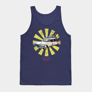 Ghostbusters Ecto 1 Retro Japanese Tank Top